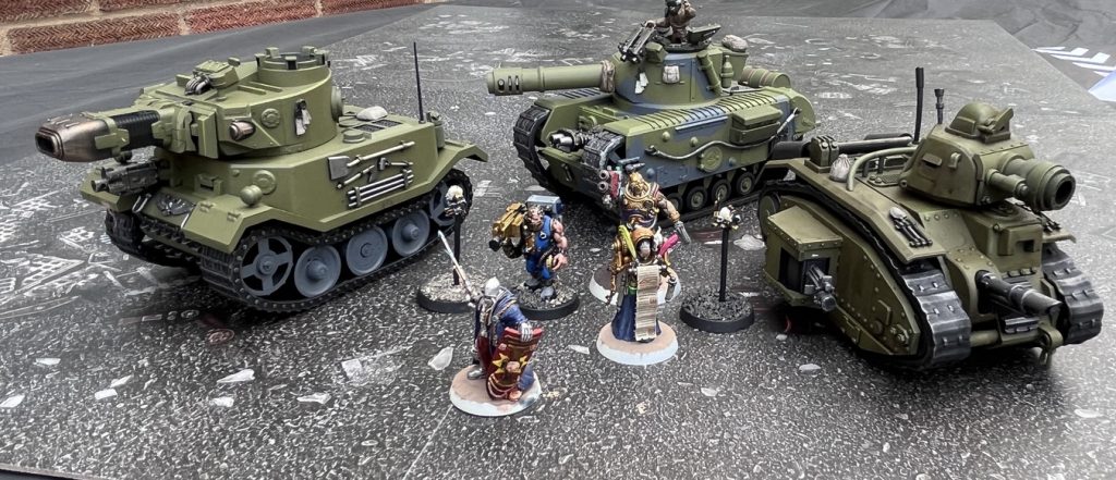 The Chain - Faculty acolytes and Tevy's armour